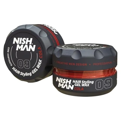 Bild av Nishman Hårstylingvax 150 ml kraftfullt grepp och flexibel styling för alla frisyrer långvarig kontroll definition (150 ML, 09 cola)