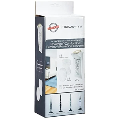 Bild av Rowenta ZR005001 5 påsar papper med 2 filter för Powerline Eco