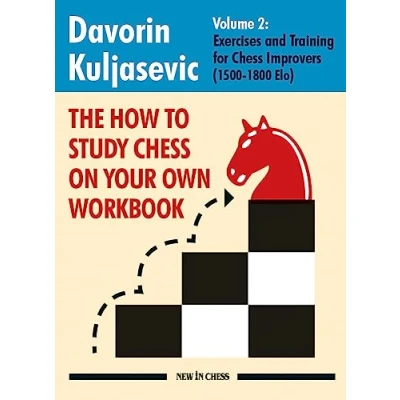 Bild av The How to Study Chess on Your Own Workbook Volume 2: Exercises and Training for 1500 1800 Elo