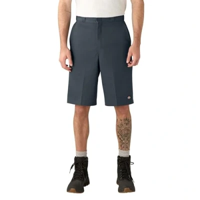 Bild av Dickies herr 33 tum lös passform flera fickor arbetsshorts, Grafitgrå, 52