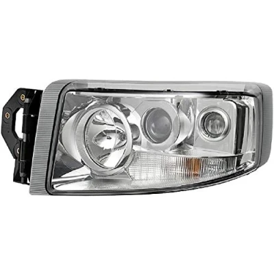 Bild av HELLA 1LL 011 899 401 Strålkastare Höger PY21W, H7/H1/H3, W5W Halogen 24V för vänstertrafik