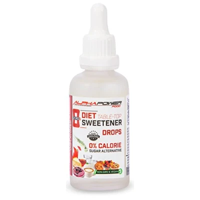 Bild av ALPHAPOWER FOOD Calorie free Sucralose Sweetener I Diet Sugar Substitute 50ml Pure, replacement &amp; Alternative