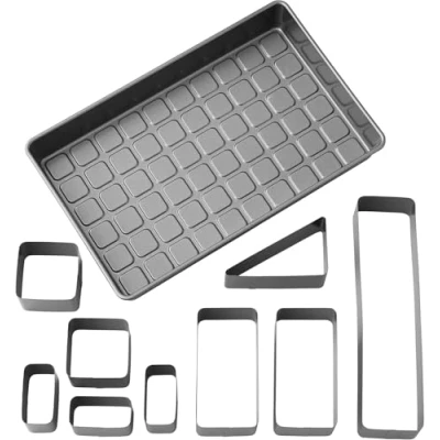 Bild av Wilton Countless Celebrations Number &amp; Letters Cake Tin Set, non stick 36,8 x 22,8 cm (14,5 9 tum) (förpackningen kan variera)