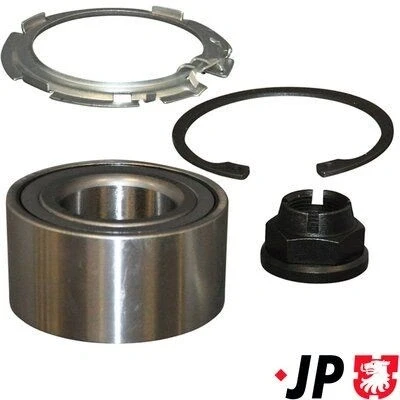 Bild av JP GROUP 4341301410 Kit de roulements roue Essieu avant gauche, droit avec bague ABS 72 RENAULT: CLIO 3, MEGANE 2, Kangoo I Express