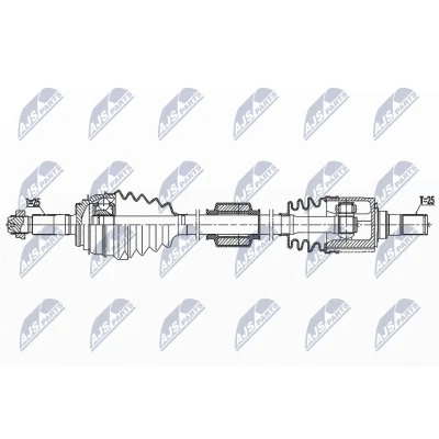 Bild av Drivaxel kia picanto Iii (ja), framaxel höger, iii, 49501 G6400