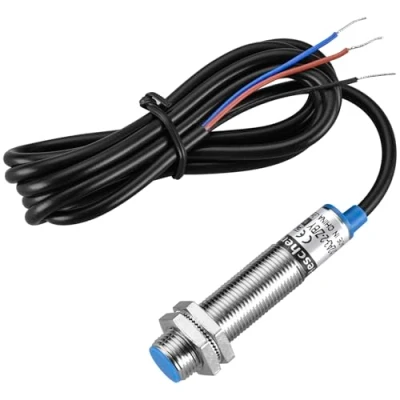 Bild av Heschen M12 induktiv närhetssensor brytare skärmtyp LJ12A3 2 Z/BY detektor mm 10 30VDC 200 mA PNP normalt öppen (NO) 3 tråd