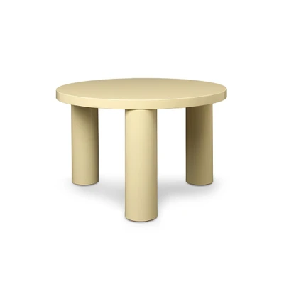 Bild av Ferm Living Post Coffee Table Soffbord Small Lemonade Ø65 x H41,4 cm