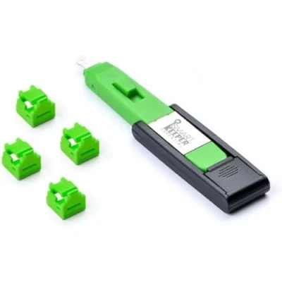 Bild av Smartkeeper MNL04PKGN, Portblockerare + nyckel, RJ 11, Grön, Plast, 1 styck, Polypåse