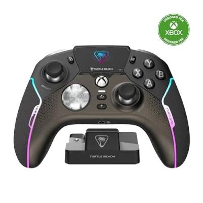 Bild av Turtle Beach Stealth Ultra Trådlös Högpresterande Spelkontroll med Snabbladdningsdocka, Mikrobrytare och Kommandoskärm för Xbox Series XS, One PC [Officiellt Licensierad Xbox]