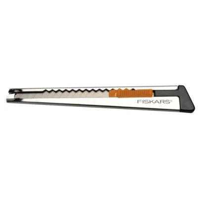 Bild av Fiskars professionell kniv, 9 mm, Platt, orange/metall, 1004619