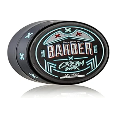 Bild av BARBER MARMARA CREAM Hair Wax 150 ml gräddvit hårvax med wet look fibervax
