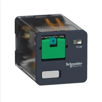 Bild av Schneider Electric Plug in relay 10a 3c/o 230vac with led and test button