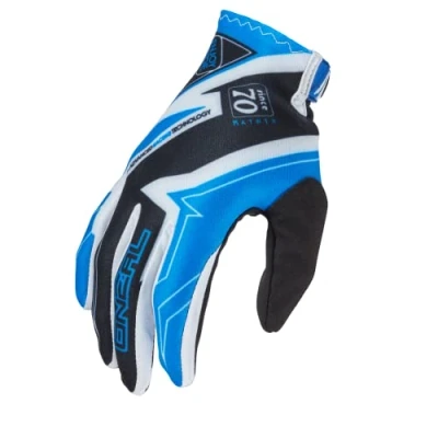 Bild av O&#039;NEAL Mountainbike handskar MX MTB Motocross Enduro Motorcykel Lätt och enkel design för optimal känsla på styret Vault Glove Racewear Vuxna Svartblå Storlek XXL