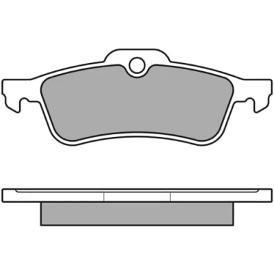 Bild av MEYLE 025 237 1616 Jeu de plaquettes frein ORIGINAL Quality Essieu arrière préparé pour indicateur d&#039;usure avec tôle anti bruit MINI: 3/5 portes