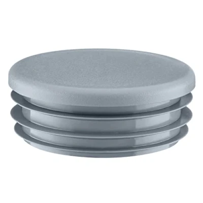 Bild av EMFA Lamellär Plugg runt 80 mm Grå,4 stycken, för rör Rund Stålrör mm, Plastplugg 8 cm