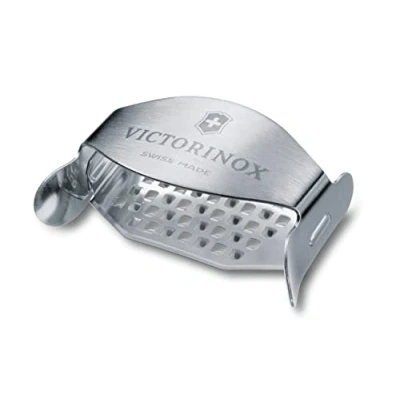 Bild av Victorinox, 7.6076, Küchenhelfer, Käsereibe, Extra scharfe Klinge, Metallgriff, Grau, Made in Switzerland, Spülmaschinengeeignet