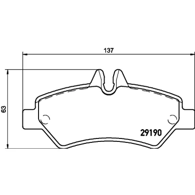 Bild av HELLA 8DB 355 005 351 Jeu de plaquettes frein contact signal d&#039;usure inclus avec vis d&#039;étrier accessoires