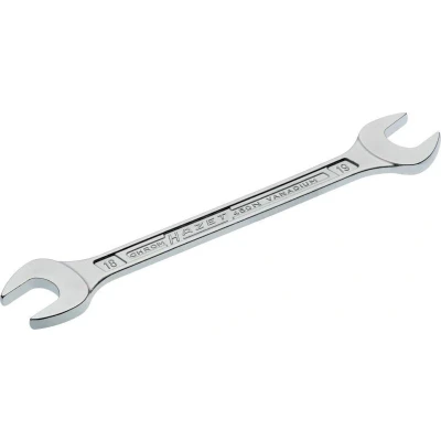 Bild av HAZET 450N 18X19 Clé à fourche double 221,2 Acier chrome vanadium chromé