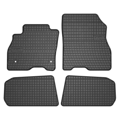 Bild av FROGUM 547532 Ensemble de tapis sol Caoutchouc avant et arrière 4 noir Sur mesure