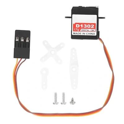 Bild av RC servo, bärbar micro mini digital servo uppgradering reservdelar för flygplansmodell med fast ving (JR )