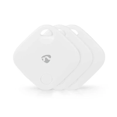Bild av Nedis nyckelfinnare batteridriven 3 x CR2032 Batterier ingår Bluetooth® version: 5.1 Batterilivslängd upp till: 1 år vit stycken