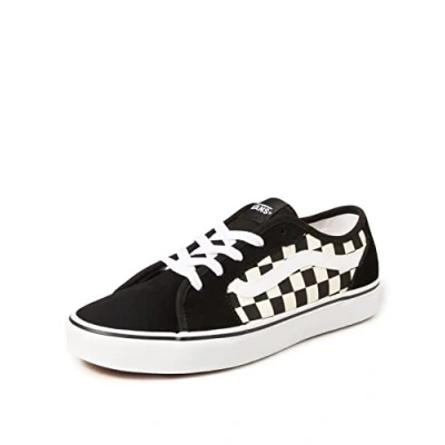 Bild av Vans Ward Platform Canvas Sneaker för kvinnor, Flerfärgad schackbräde svart vit 5 gx, 40 EU