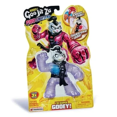 Bild av Grandi Giochi Goo Jit Zu Shifters, Single Pack 7 blandade karaktärer med krossboll för att utlösa färgskiftare GJT34000