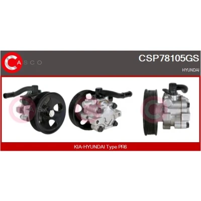 Bild av CASCO CSP78105GS Servopump hydraulisk 6 HYUNDAI: Santa Fe I