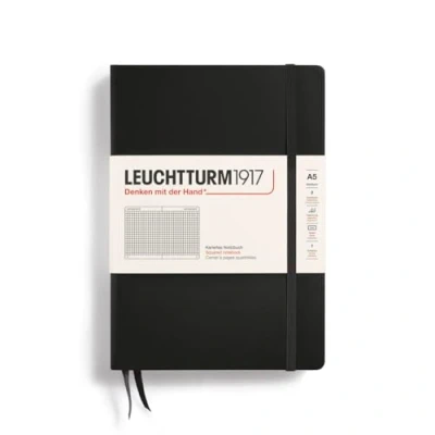 Bild av Notes Medium Leuchtturm1917 w kratke czarny 315928