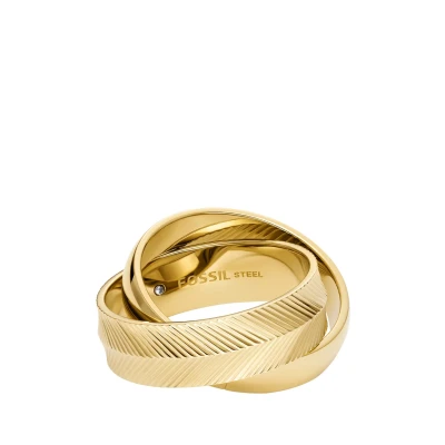 Bild av Fossil Harlow Ringar goldcoloured, Storlek: 59, Gold coloured