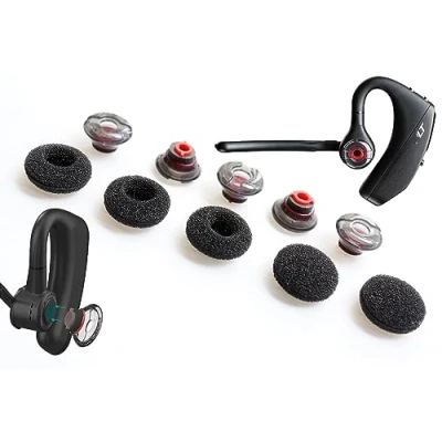 Bild av V MOTA Legend Eartips silikon kompatibel med Poly Plantronics Voyager 5200, 5210, 5220 och UC B235 headset (hörlursknoppar medium 5 set)