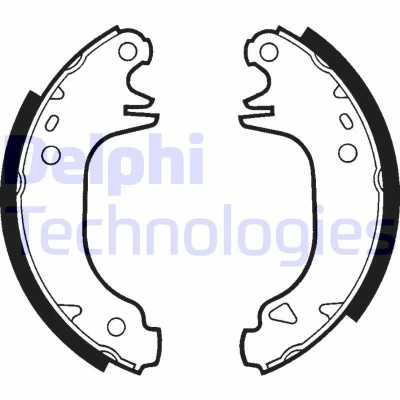 Bild av DELPHI LS1293 Mâchoires De Frein 180 32 PEUGEOT: 205 II 3/5 portes, 106 I CITROËN: Saxo AX