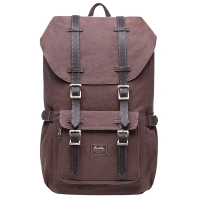 Bild av KAUKKO Ryggsäck för dam och herr, vacker genomtänkt dagryggsäck med laptopfack 15 tums notebook, skola universitet, 22 l, 17 ZOLL,