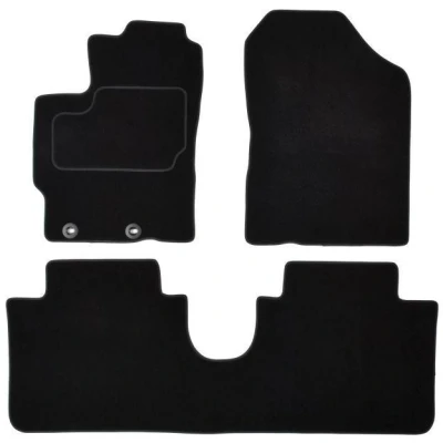 Bild av MAMMOOTH A041 TOY385 PRM 01 Ensemble de tapis sol Textile avant et arrière 3 noir TOYOTA: Yaris III 3/5 portes