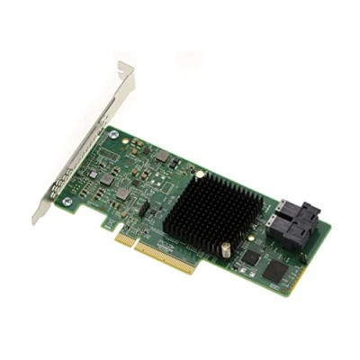 Bild av KALEA INFORMATIQUE PCIe 3.0 SAS 12GB 8 interna portar modell OEM 9300 8i med 3008 Fusion MPT 2.5 chipset