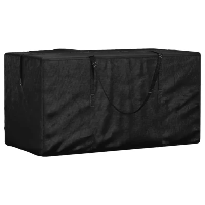 Bild av vidaXL Dynväska svart 150x75x75 cm polyeten, dynförvaring, trädgårdsväskor, förvaringsväska, trädgårdsväska, förvaring för dynor, förvaringsväskor