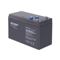 Bild av VOLTCRAFT CE12V/7Ah Blybatteri 12 V 7 Ah Blyfilt (B x H D) 151 100 65 mm Plattkontakt 4,8 Underhållsfritt