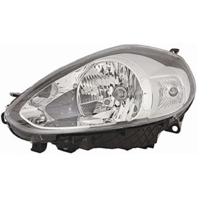 Bild av PRASCO FT3444903 Phares droit H4 chrome avec commande pour correcteur de site projecteur FIAT: Punto Evo 3/5 portes