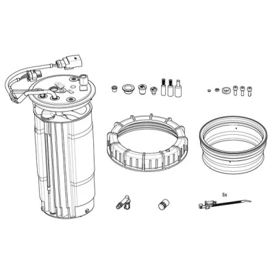 Bild av BOSCH F 01C 600 241 Chauffage, unité réservoir (injection d&#039;urée)