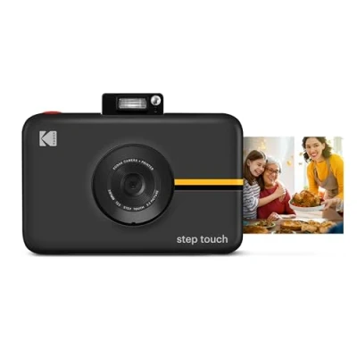 Bild av KODAK Step Touch Instant Camera med 3,5 tums LCD skärm (svart) Bluetooth skrivare ZINK teknik, 1080p HD video, 10x zoom och app