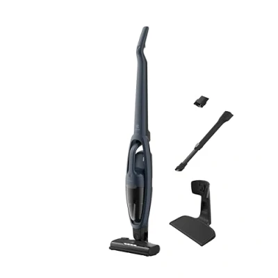 Bild av Electrolux Skaftdammsugare Clean 500 ES52CB21DB, Frihet utan sladd, 2 1 enhet, Ergonomisk design, LED lampor i munstycket, 58% Återvunnen plast, Lättanvänd och effektiv, 50 min driftstid, Denim Blue