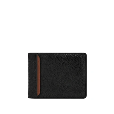 Bild av Fossil Men&#039;s Huntington Bi Fold Wallet, svart, Small