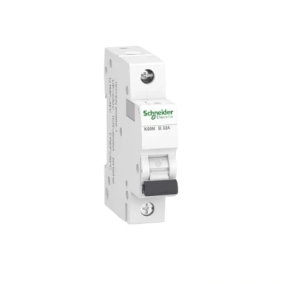 Bild av Schneider Electric A9K01132 skyddsbrytare K60N 1P, 32A, B egenskaper, 6 kA
