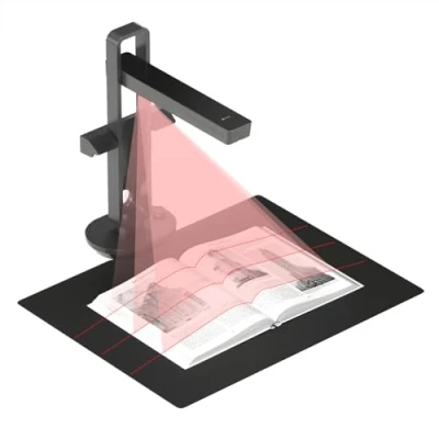 Bild av CZUR Aura Pro Bärbar bokskanner, vikbar dokumentskanner kompatibel med macOS och Windows, omvandlat till bearbetbart format för hemmakontor