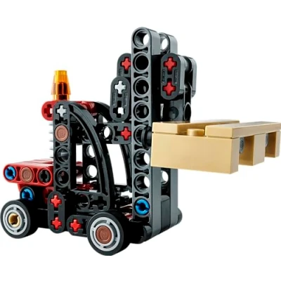 Bild av Lego Technic Gabelstapler mit Palette 30655