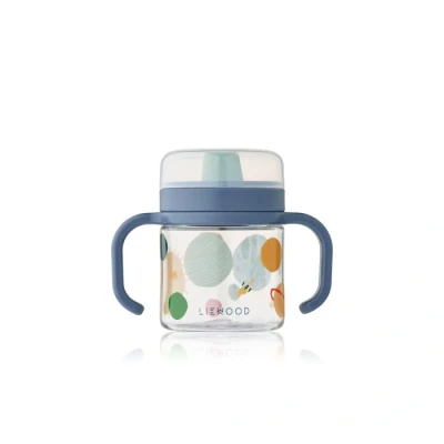 Bild av LIEWOOD Kylo Tritan Sippy Cup 280ml Kopp med pip 2510 Universe / Classic Navy D8 x H11 W14 cm