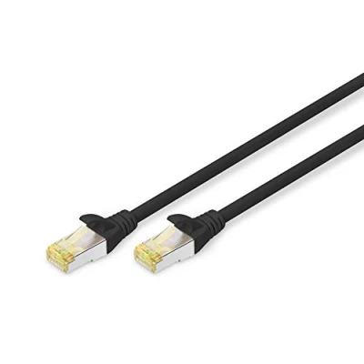 Bild av DIGITUS LAN Kabel Cat 6A 7m RJ45 nätverkskabel S/FTP skärmad kompatibel med 6 och 7 Svart