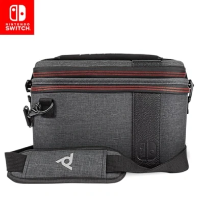 Bild av PDP Gaming Pull N Go Travel Case Elite Edition 2 in 1 med Removable Compartments: Grey Nintendo Switch