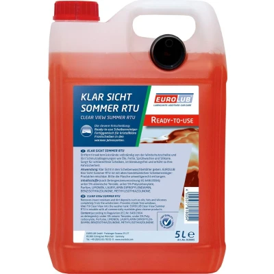 Bild av EUROLUB Clear View Summer RTU 818005 Produit pour enlever les insectes Jerrycan 5
