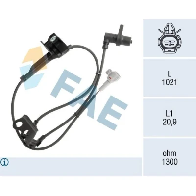 Bild av FAE 78562 Capteur ABS inductif 2 1021 TOYOTA: Corolla Verso, IX 3/5 portes